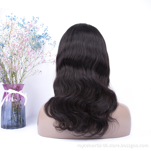 10a Raw Indian Temple 100% Human Hair Body Wave Curly  150% Density Full Lace Wig with Baby Hair for Black Women